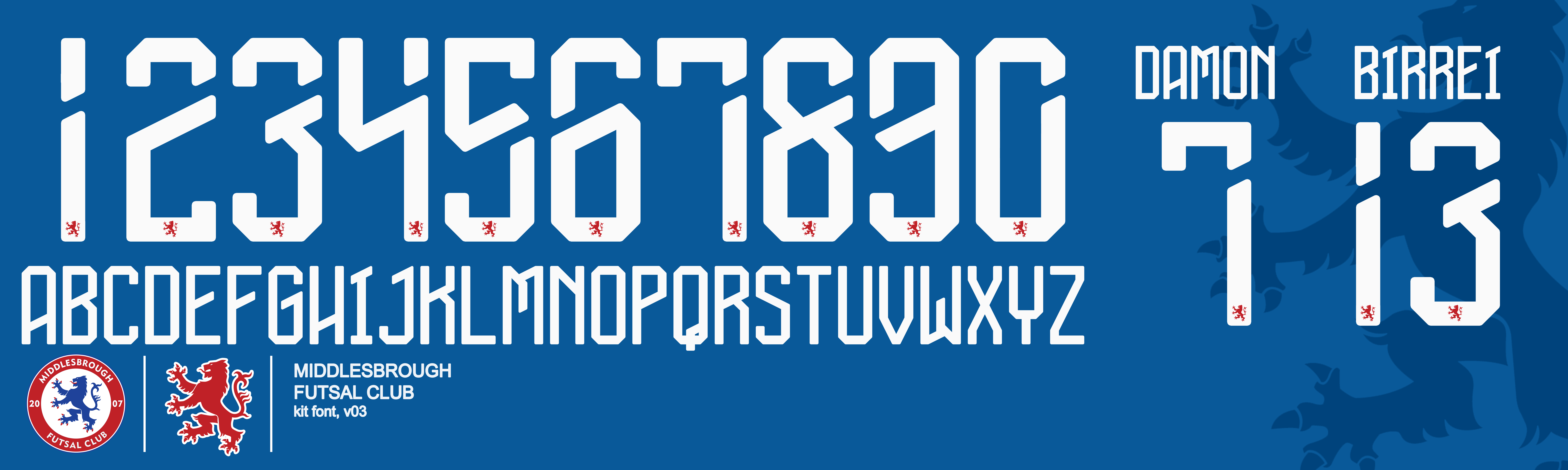 puma football font