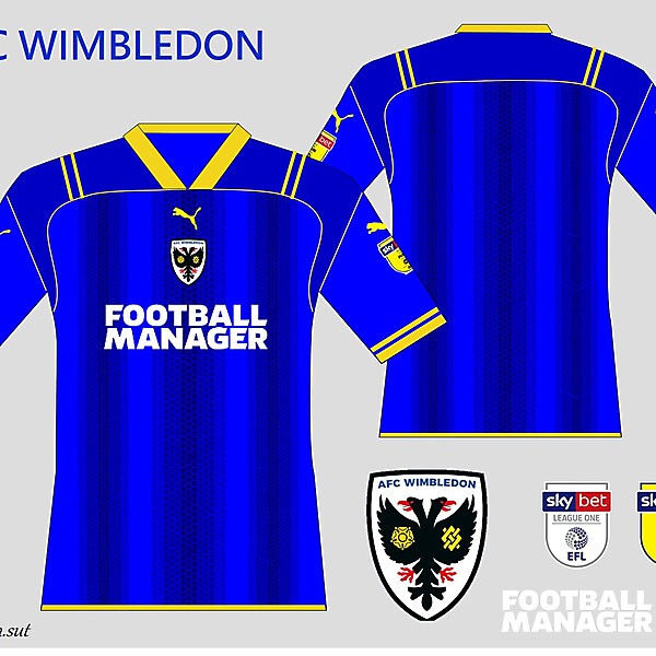 AFC Wimbledon  Home kit 2021
