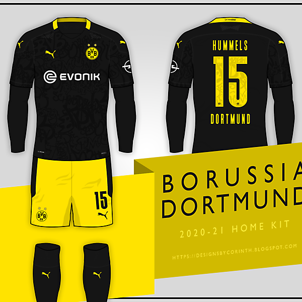 Borussia Dortmund | 2020-21 away kit prediction (according to leaks)