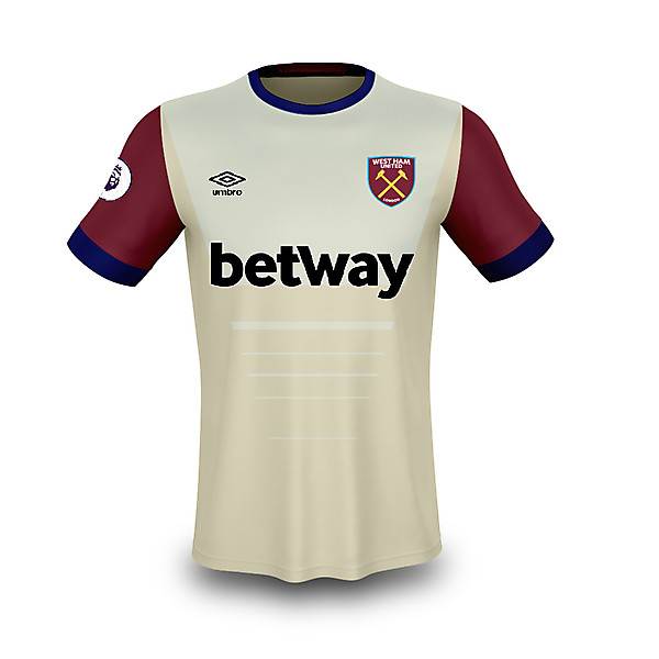 West Ham 2020-21 Cream