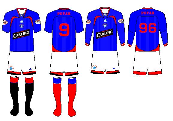 rangers fc home and away