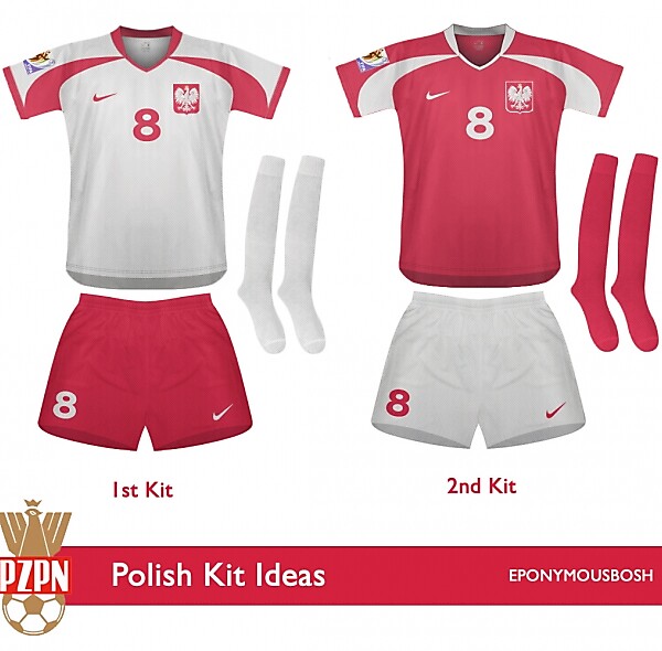 Poland 1st and 2nd Kits