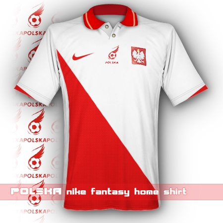 Polska nike home shirt
