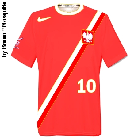 Poland Away Shirt made by Nike