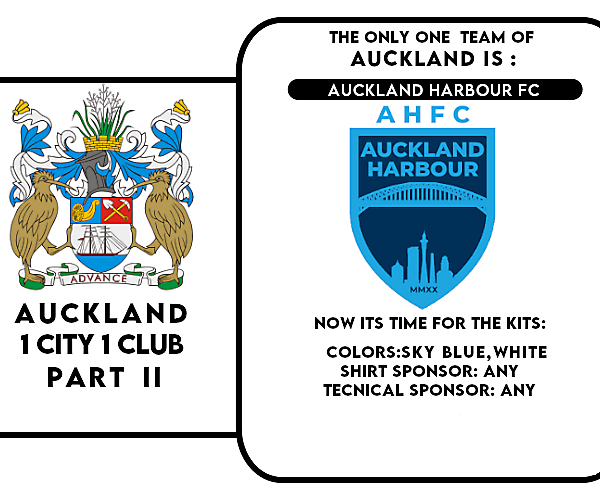 1 CITY 1 CLUB - AUCKLAND - PART II - KITS
