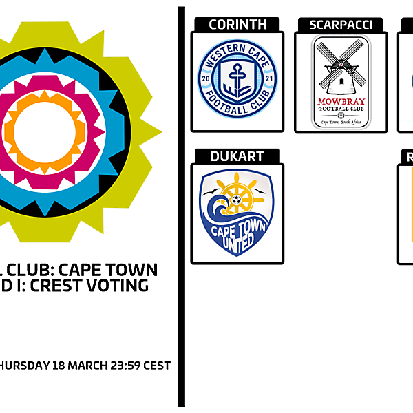 1 CITY 1 CLUB - CAPE TOWN - PART I - CREST VOTING	