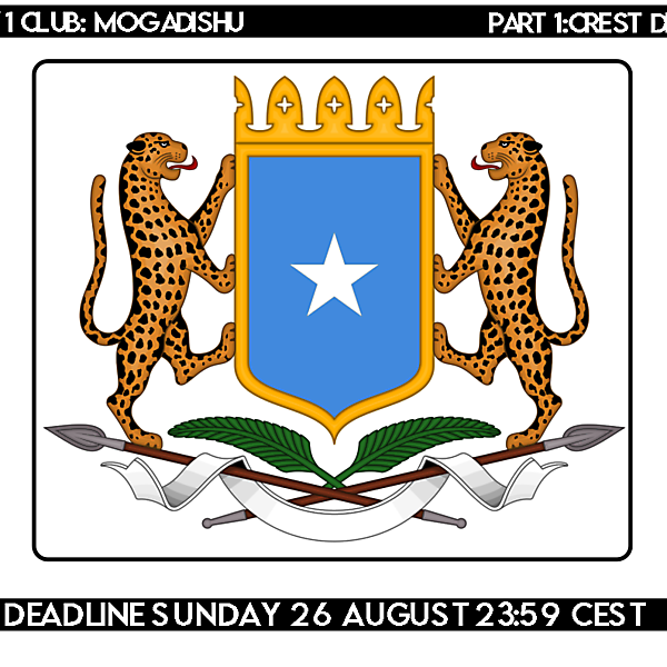 1 CITY 1 CLUB |MOGADISHU | CREST DESIGN