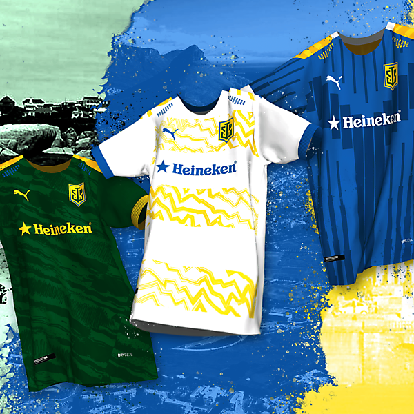 Cape Town Union Football Club | Home, Away & Third Kits x Puma By @rofe_dsgn