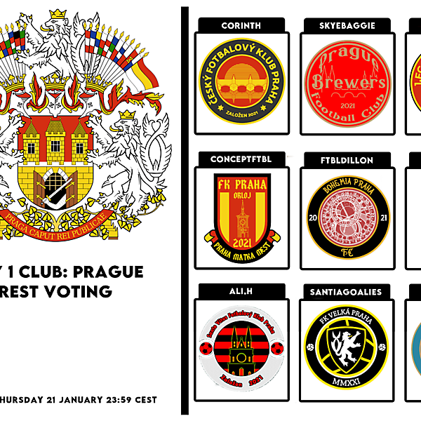 1 CITY 1 CLUB - PRAGUE - PART I - CREST VOTING