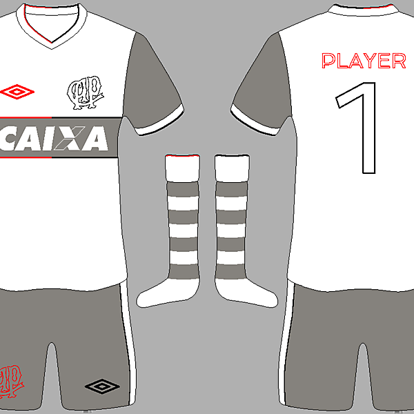 Atlético Paranaense away kit