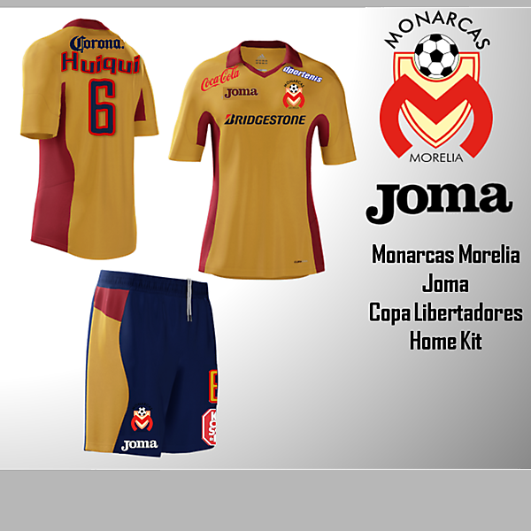 Joma - Monarcas Morelia Home Kit