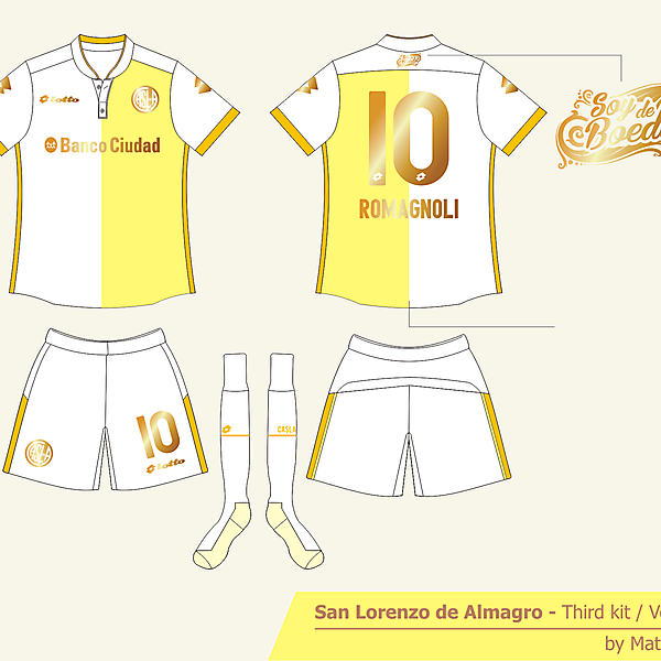 San Lorenzo de Almagro Third kit ver 01