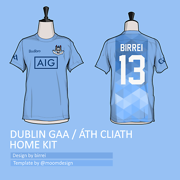 Dublin GAA home kit *PRECIPICE vol 2 TEAMWEAR*