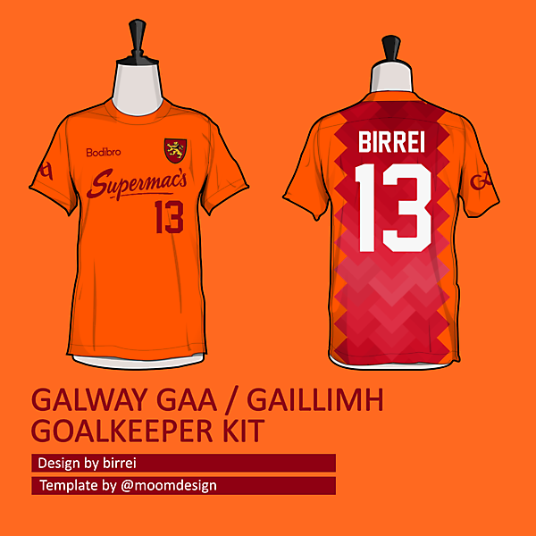 Galway GAA GK kit *SELECT NAME TEAMWEAR*