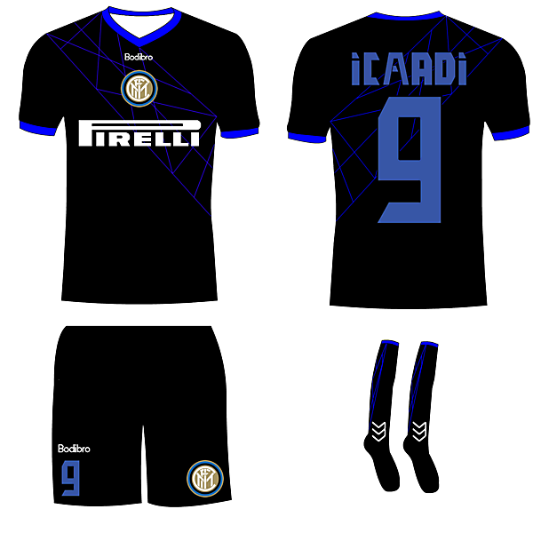 Inter Milan Away- Bodibro Hazard Template