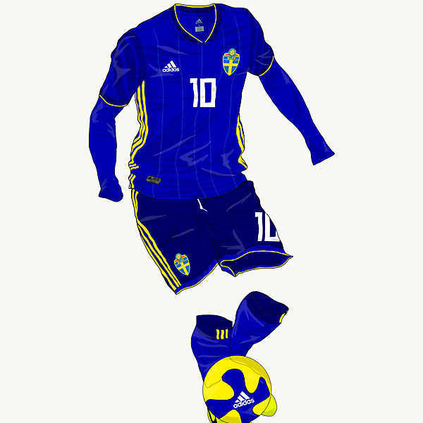 Sweden away kit