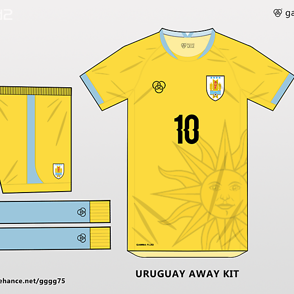 uruguay away kit