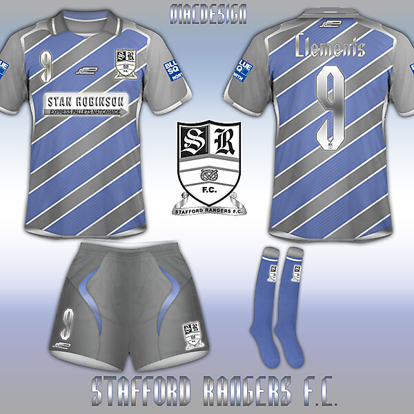 Stafford Rangers Special Silver Kit