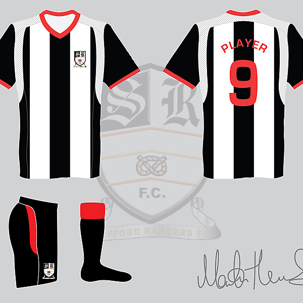 Stafford Rangers FC Home Kit #3 - Martin Thomas Design