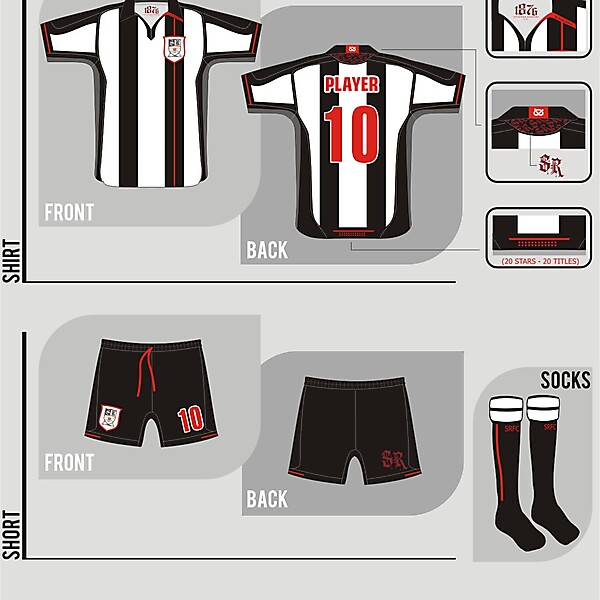 Stafford Rangers Home Kit ver. 01