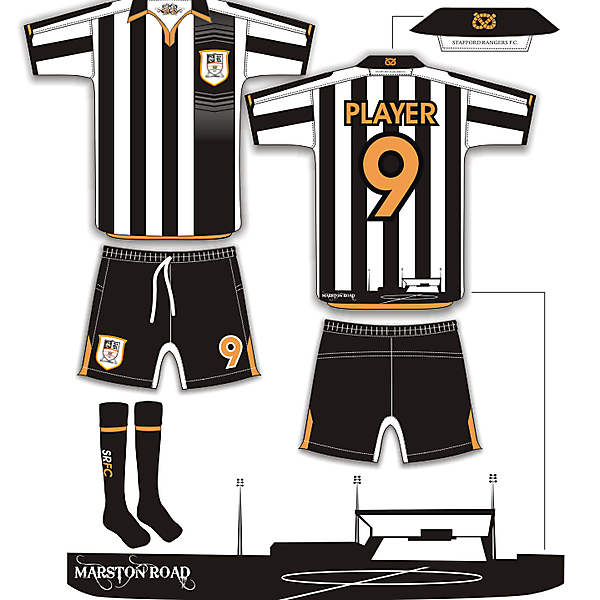 Stafford Rangers Home Kit ver. 02