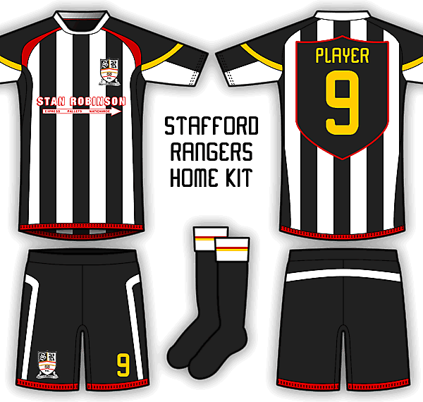 Stafford Rangers Kits
