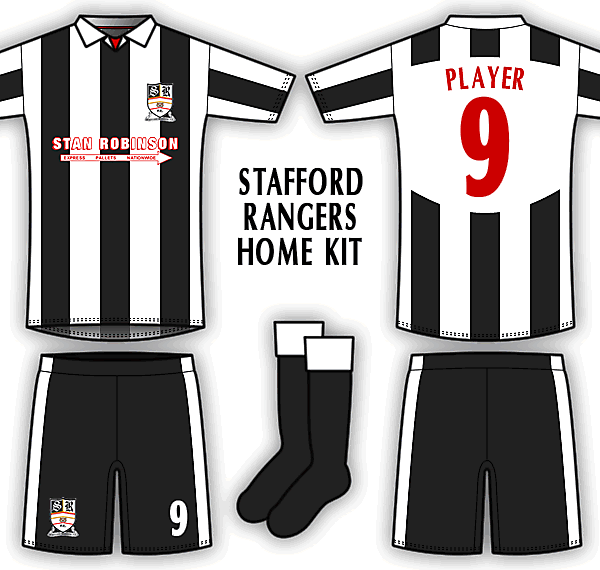 Stafford Rangers Kits