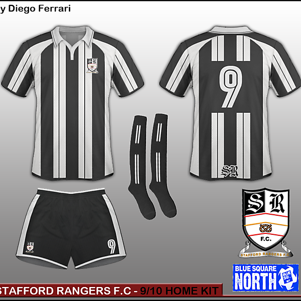 Stafford Rangers - 9/10 Home kit 