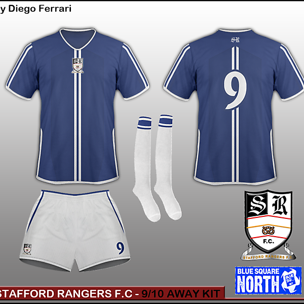 Stafford Rangers - 9/10 Away kit 