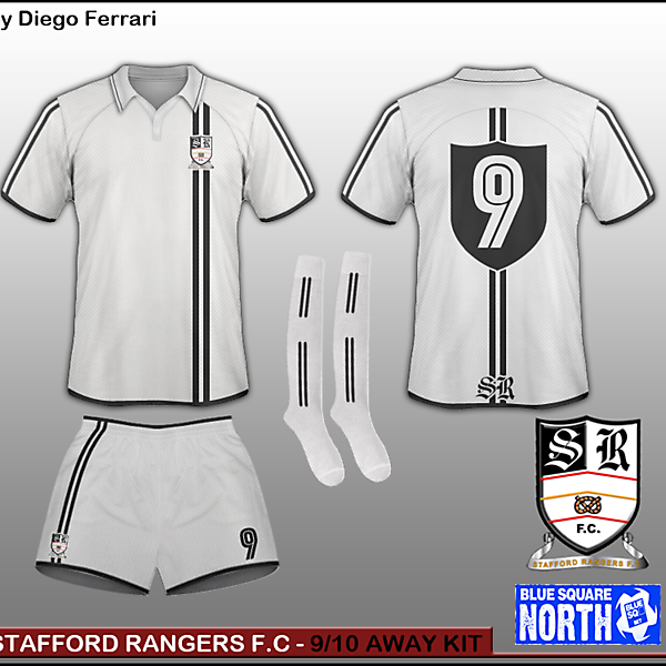 Stafford Rangers - 9/10 Away kit 