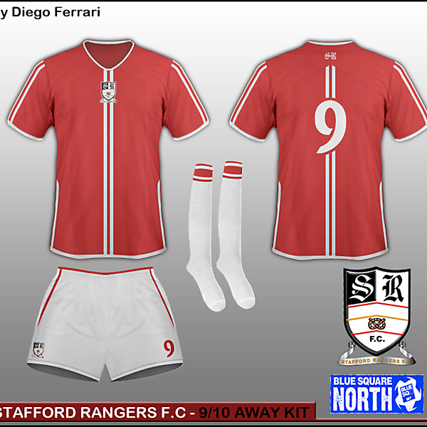 Stafford Rangers - 9/10 Home kit 