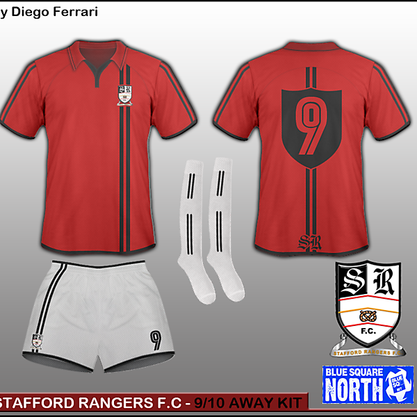 Stafford Rangers - 9/10 Away kit 
