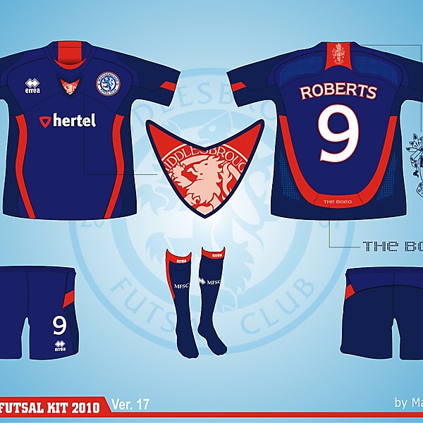 Middlesbrough Futsal Club Kit - Version .17