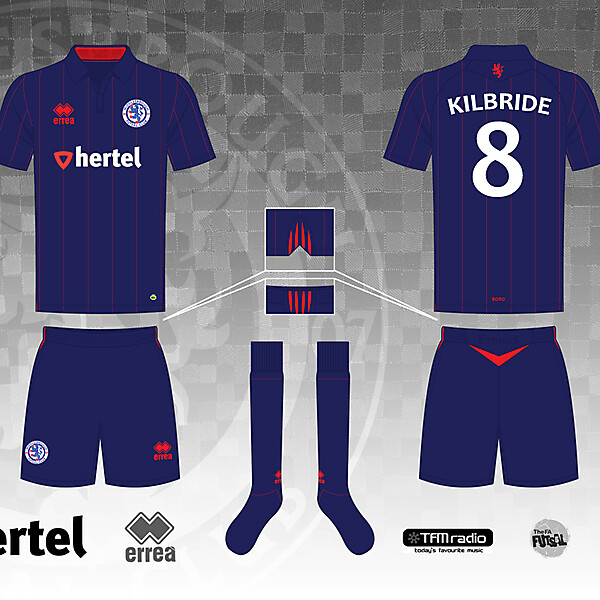 Middlesbrough Home Kit Version 10 Full Pinstripe  by Morgan OBrien 