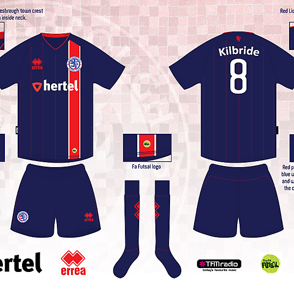 Middlesbrough Home Kit Version 4  by Morgan O\'Brien