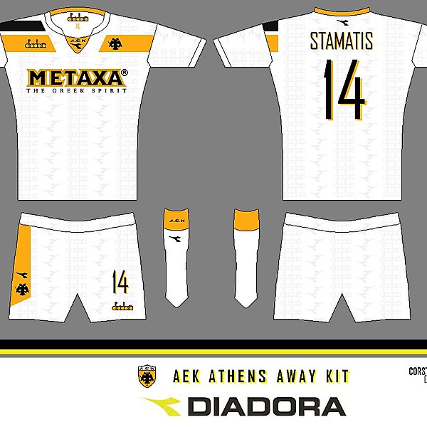 AEK diadora Away