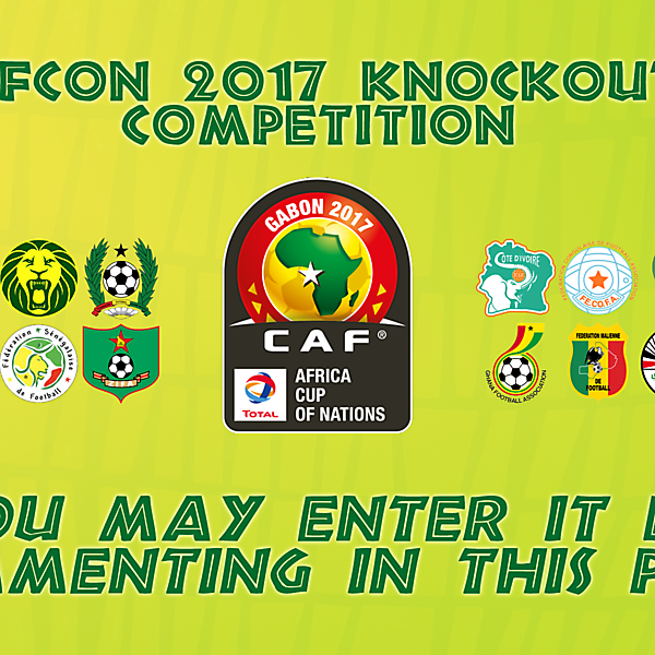 AFCON 2017 Knockout Competition