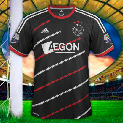 Ajax Amsterdam Away Adidas Black