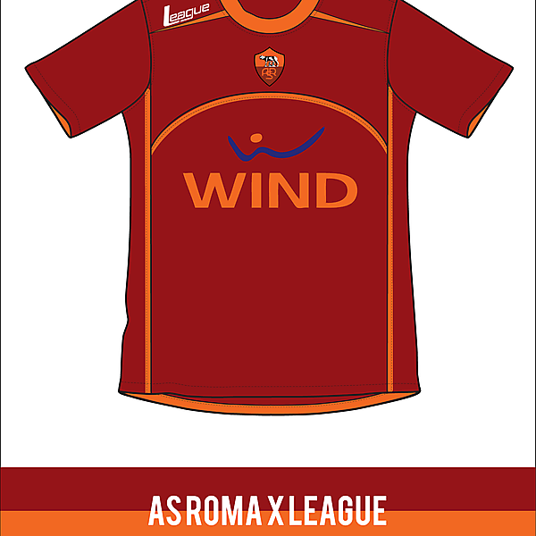 AS ROMA X LEAGUE Fantasy Home Kit