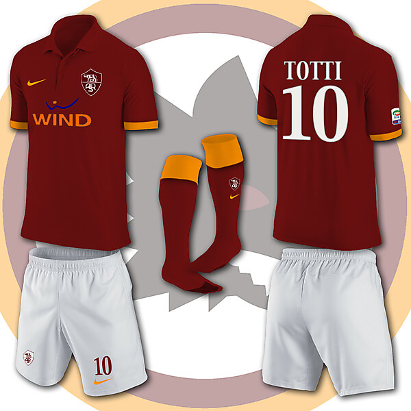 AS ROMA NIKE KITS 2013-2014 Wind)