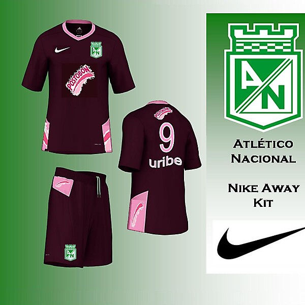 Atletico Nacional - Nike Away Kit