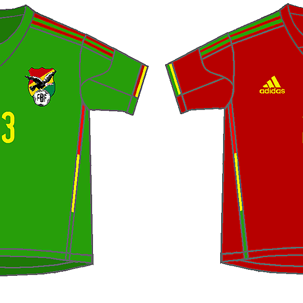 Bolivia - adidas home & away