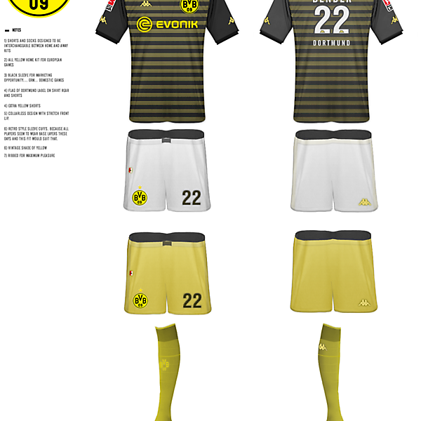 Borussia Dortmund Kits - Kappa