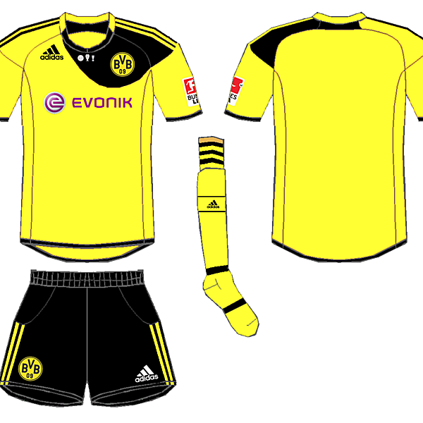Dortmund Adidas Home Kit