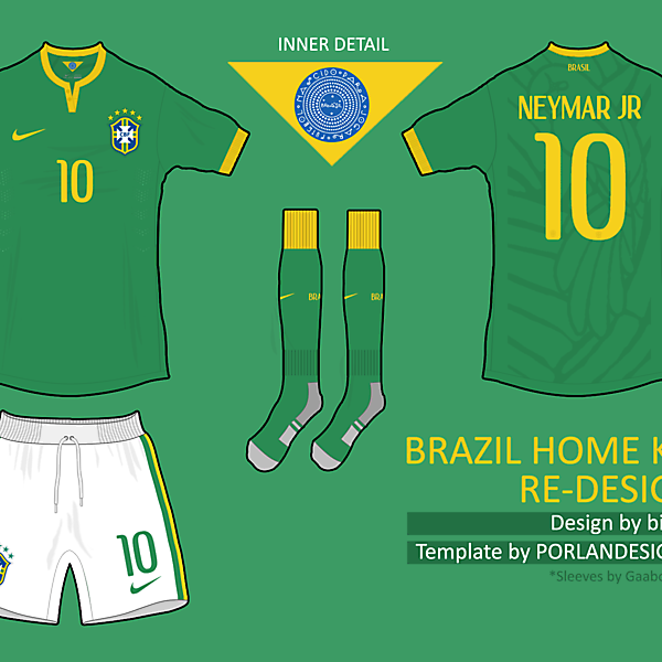 Brazil home kit RE-DESIGN Competition (closed)