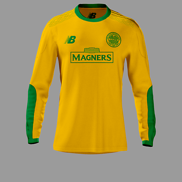 Celtic 15-16 GoalKeeper Away Kit / New Balance