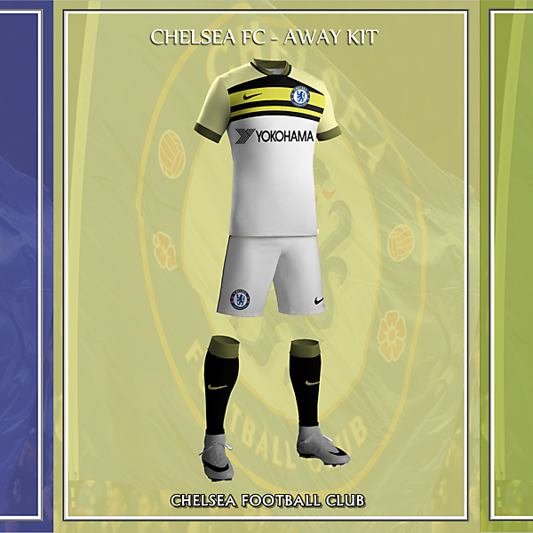 Chelsea FC 2017/18 Nike Away Kit