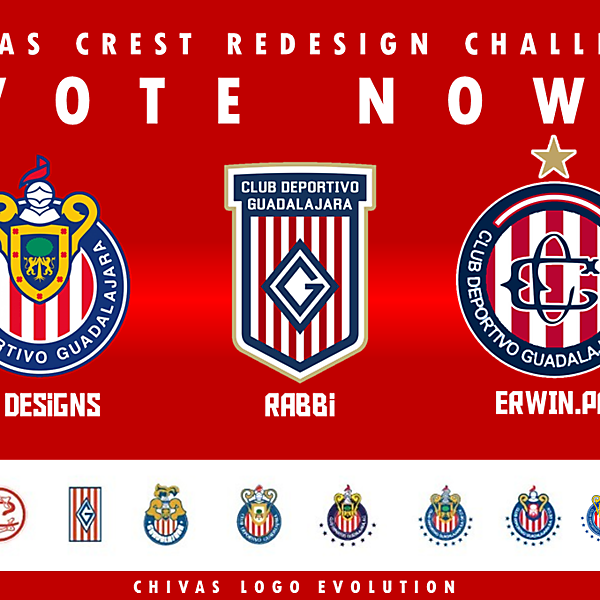 VOTE FOR THE BEST! - CHIVAS CREST REDESIGN CHALLENGE