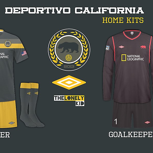 Deportivo California Home Shirts