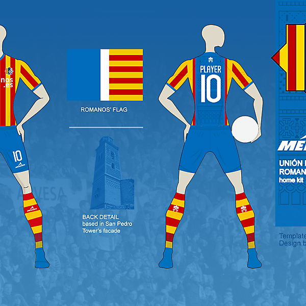 Unión Balompédica Romaneja Home kit